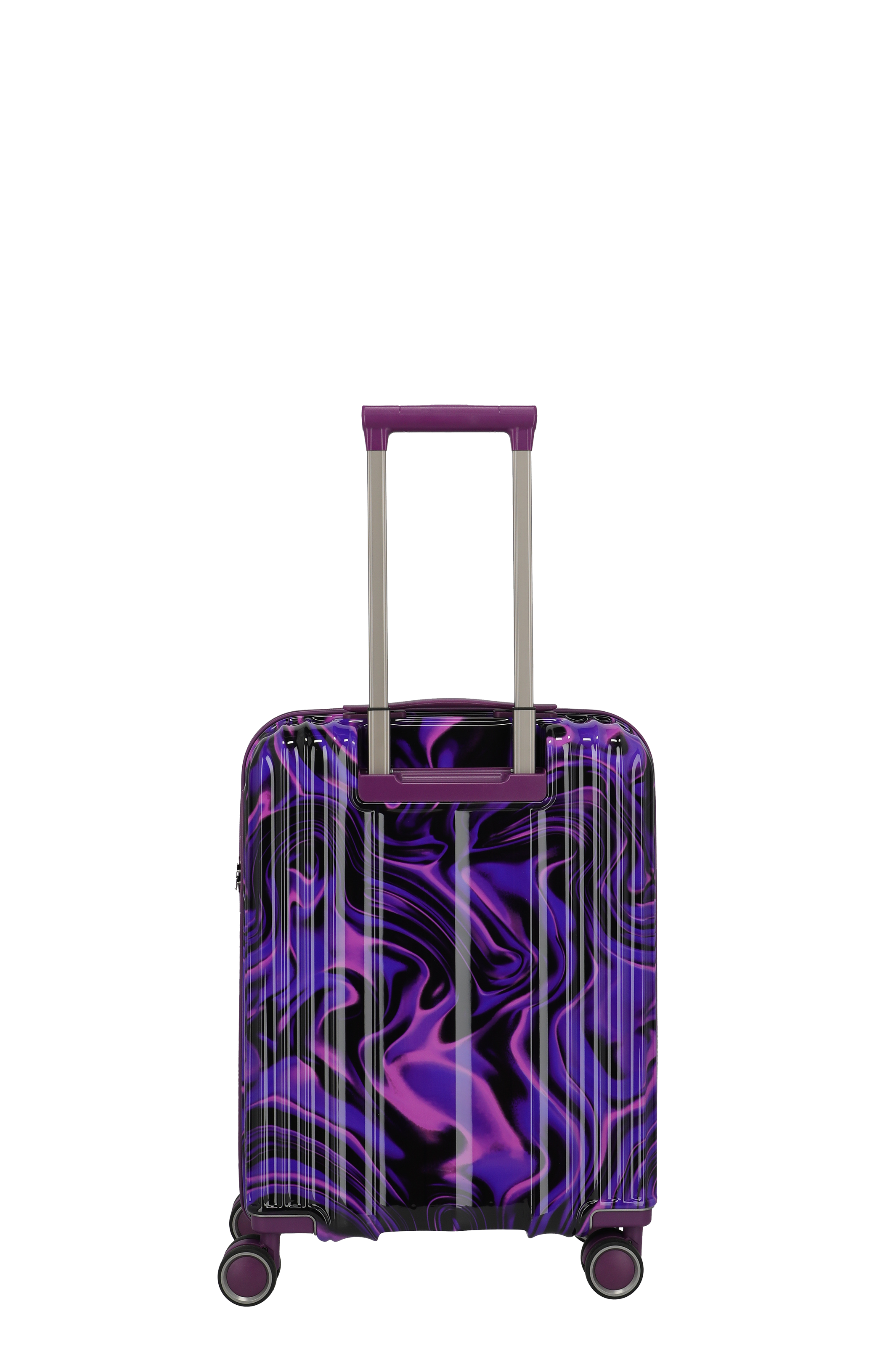 LASCANA Edition hard suitcase size S (55 cm) in purple